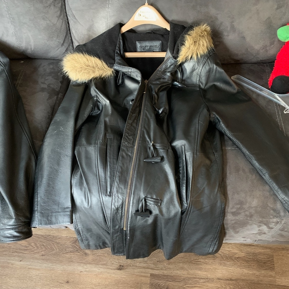 Ladies leather jacket